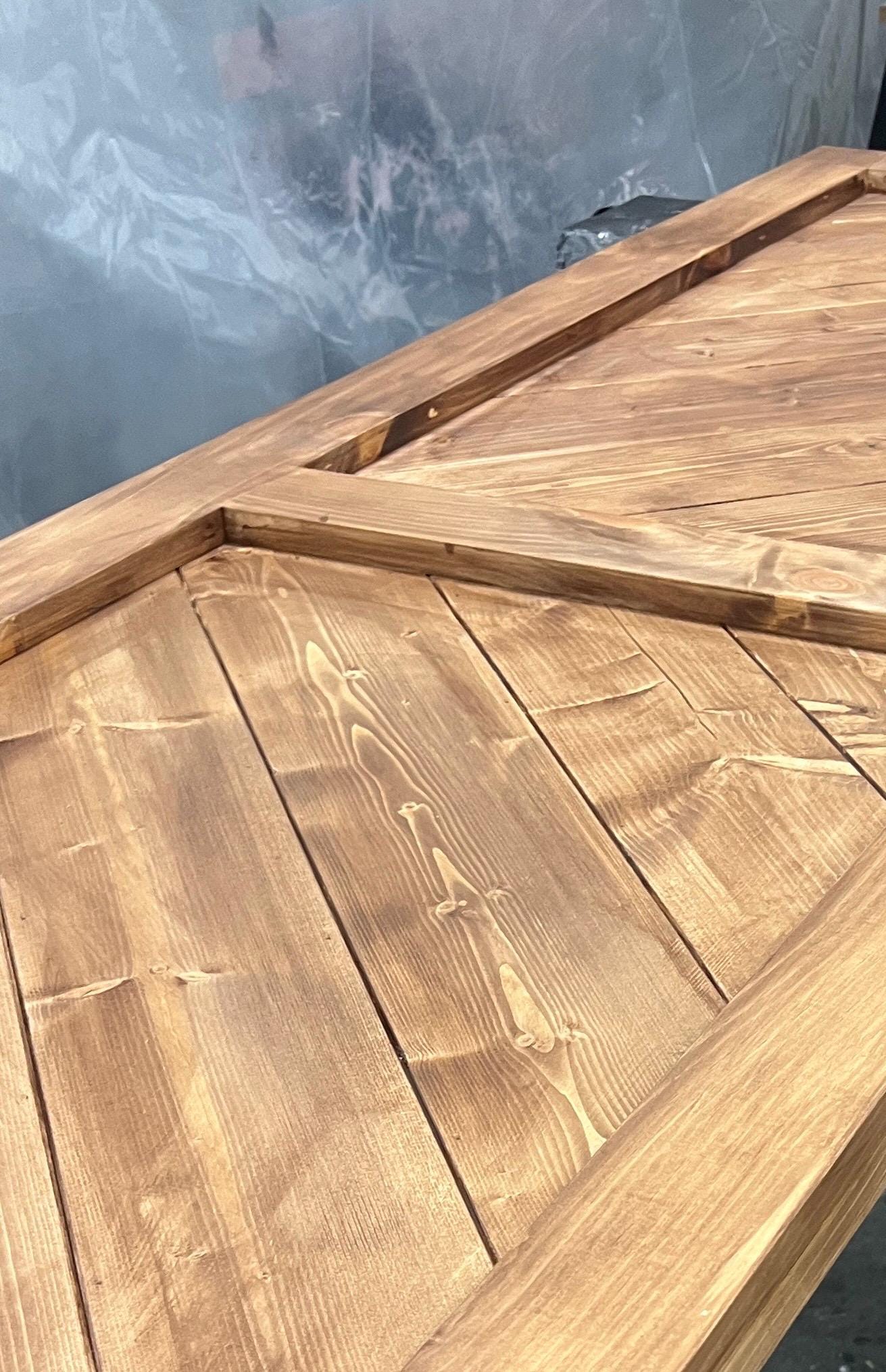Chevron Barn Door, Modern Custom Wood Door