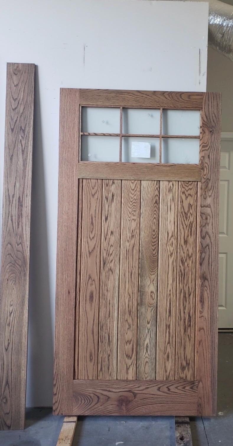 Craftsman Glass Window Door