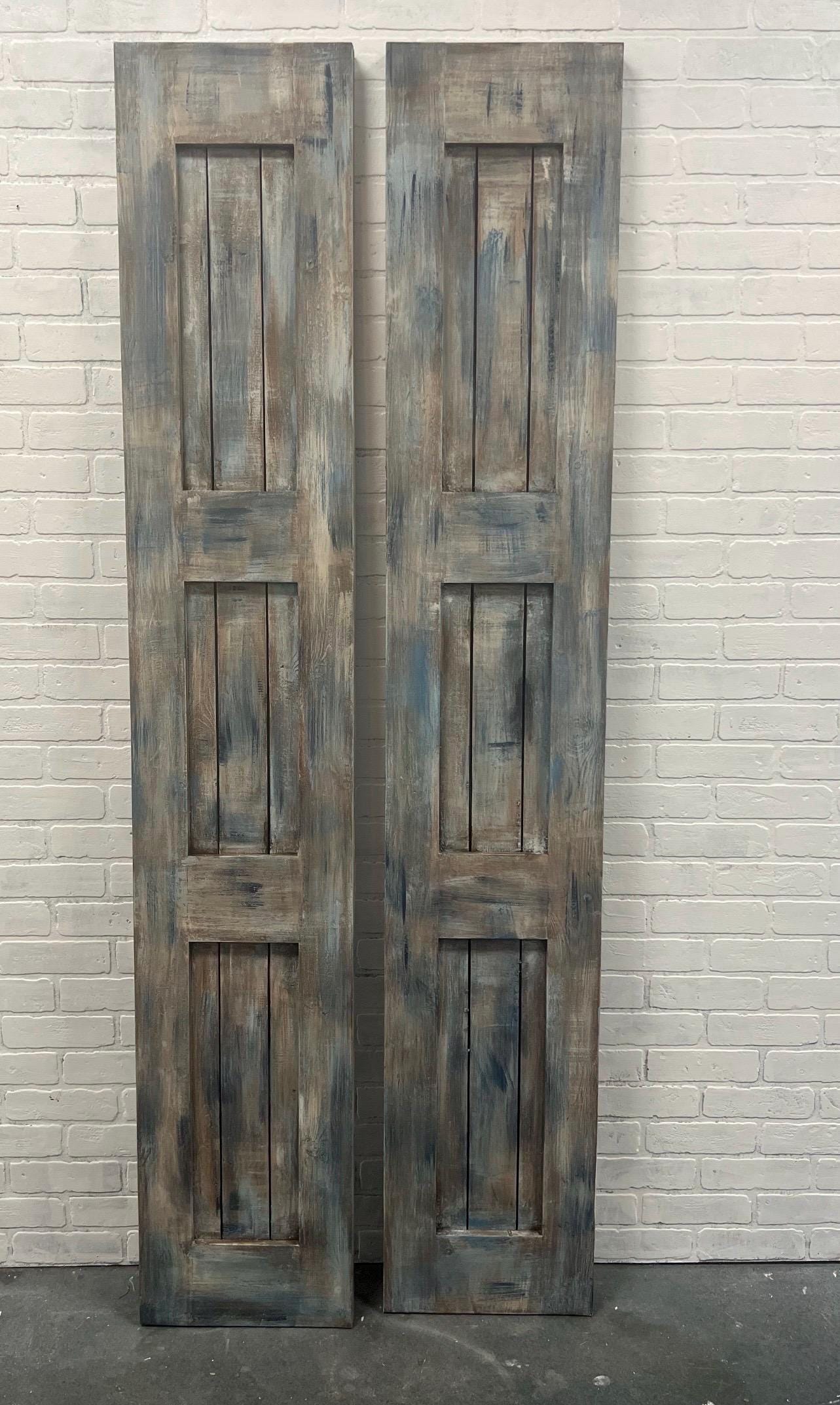 Custom Painted Pantry Doors, French Country Style