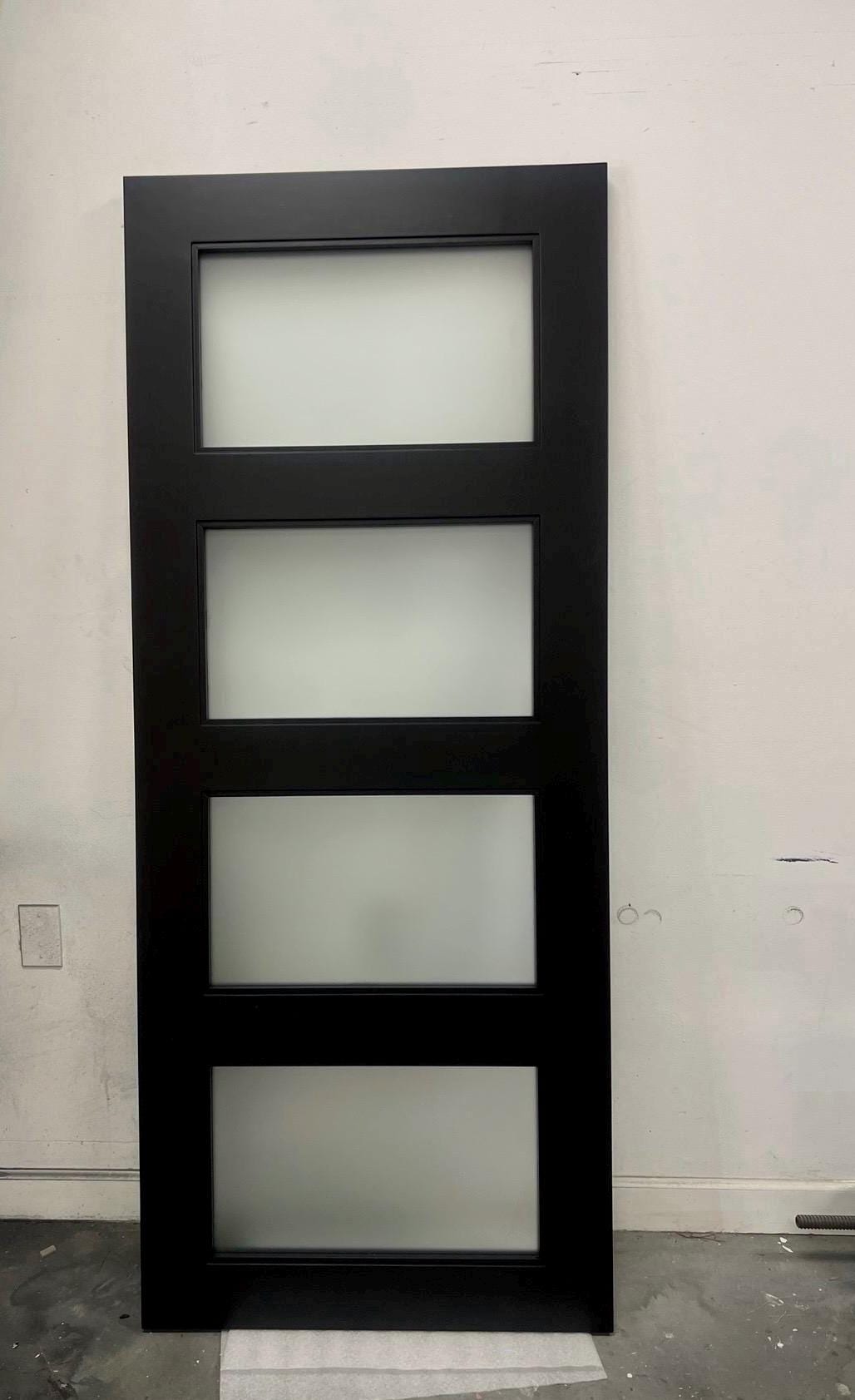 Custom Modern Glass Door, Hinged or Pocket Door