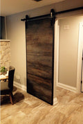 Horizontal  Custom Sliding Barn Door With Metal Trim