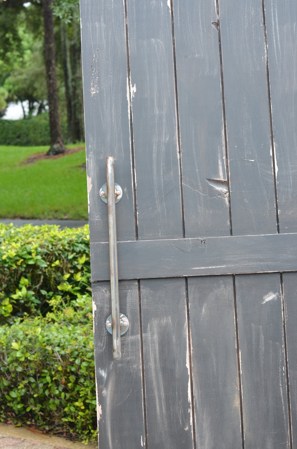 Gray Barn Door, Vertical Plank, Farmhouse Style