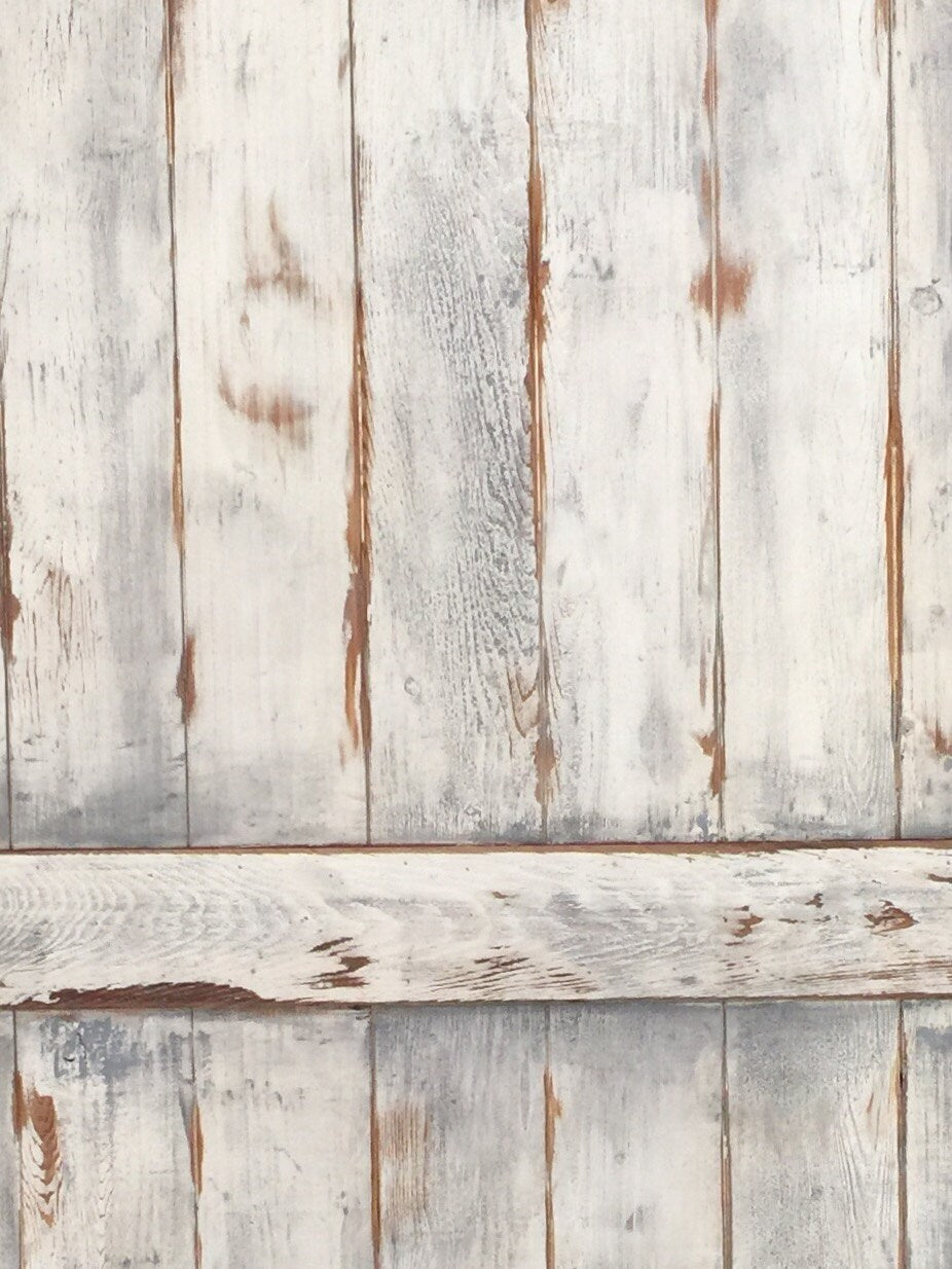 Custom Vertical Plank Sliding Barn Door, Shabby Chic Style