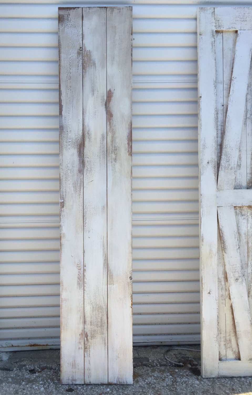 British Brace Barn Door, Shabby Chic Bi-fold, Hinged